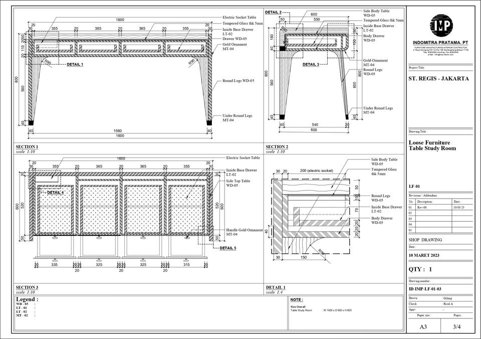 CAD Drawing - SHOP DRAWING INTERIOR Profesional & Hasil Cepat - 4