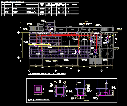 CAD Drawing - Mechanical & Electrical Desain Gambar 2D MEP M.E - 4