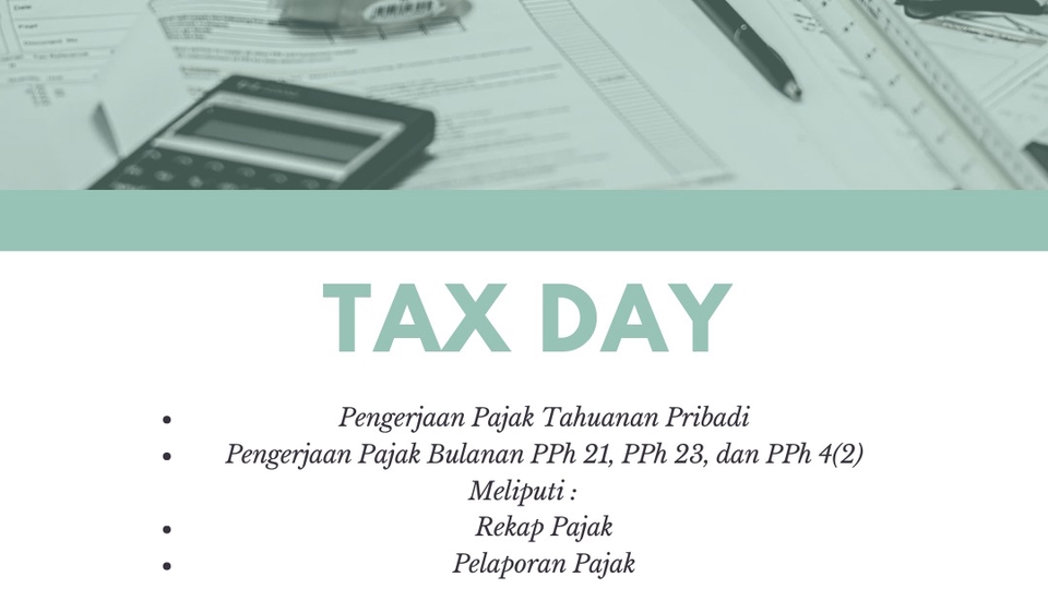 Akuntansi dan Keuangan - Pajak Bulanan dan Tahunan Pribadi - 1
