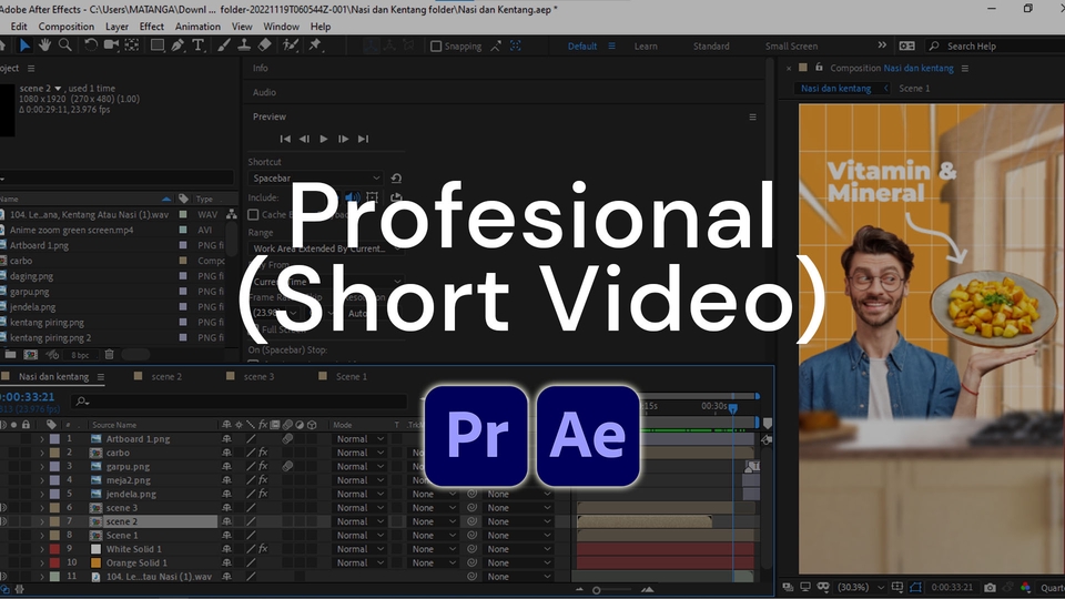 Video Editing - Editing Short Video (Motion Graphic) Profesional dan Berkualitas Tinggi - 2