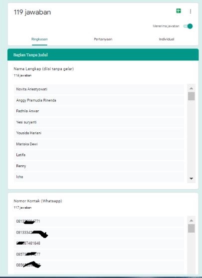 Entri Data - Layanan Cepat Jasa Pembuatan Google Form - 3