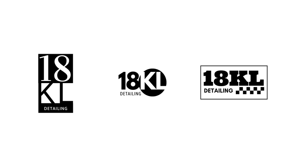 ออกแบบโลโก้ 18KL สไตล์เรียบหรูดูแพง บริการออกแบบโลโก้ รับจ้างออกแบบโลโก้