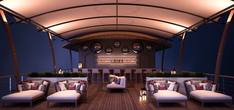 ออกแบบตกแต่งภายในร้านอาหาร บรรยากาศหรูหรา