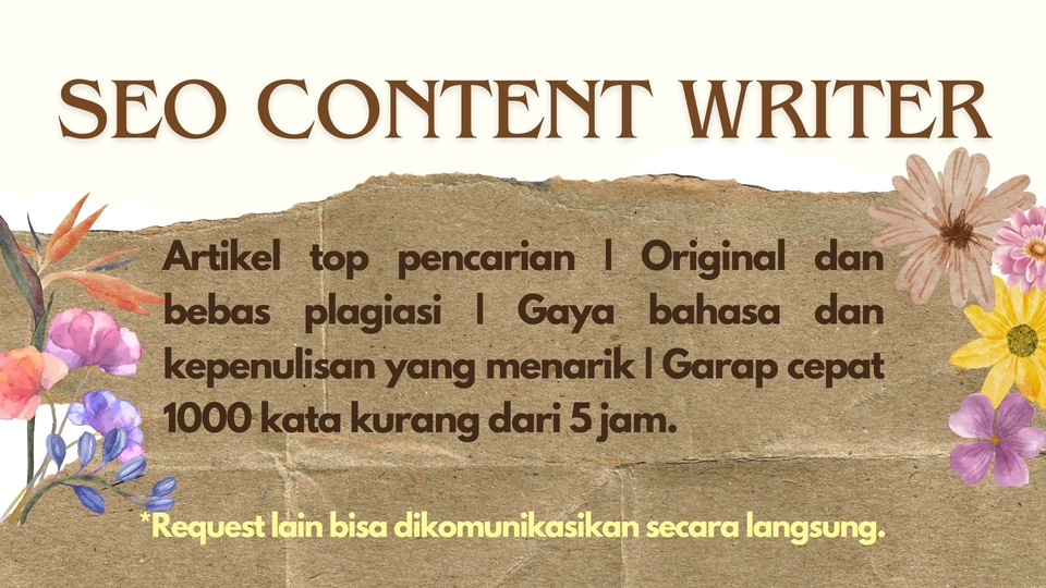 Jasa Penulisan Skripsi, Thesis, dan Proposal - Artikel SEO Friendly Top Pencarian
