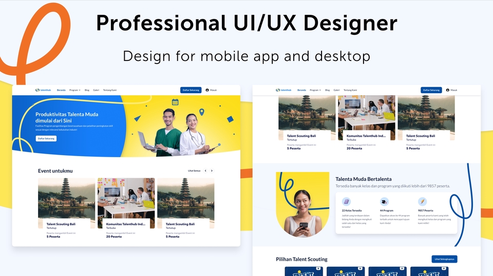 UI & UX Design - Profesional UI/UX Design for mobile app and desktop - 1