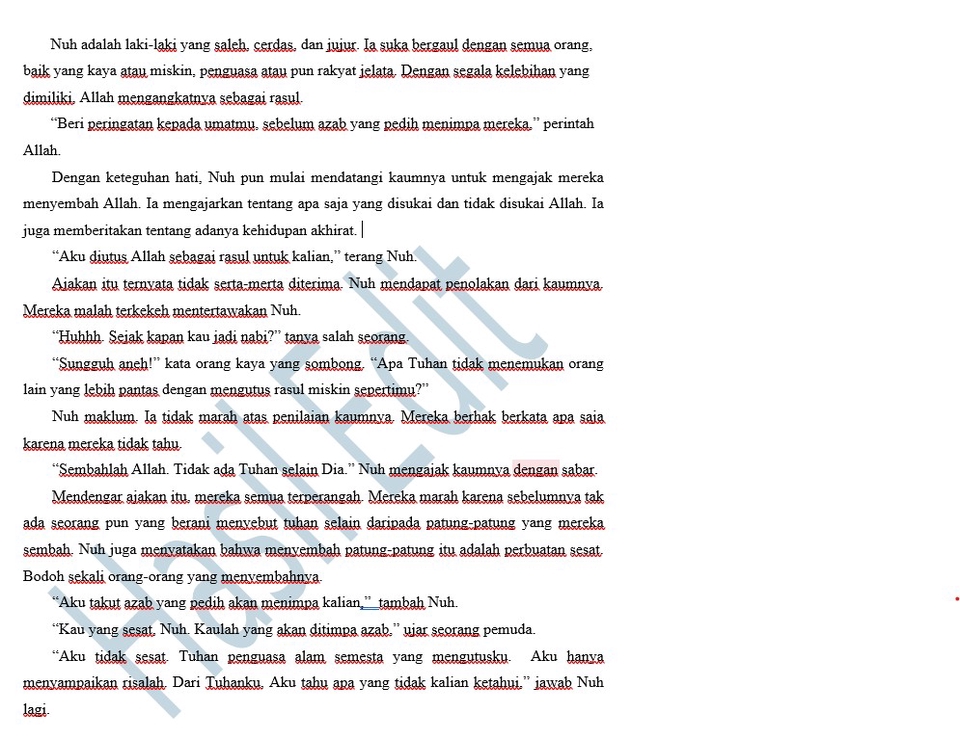 Proofreading - Jasa Proofrading dan Editing Naskah Fiksi dan Nonfiksi Bahasa Indonesia - 5