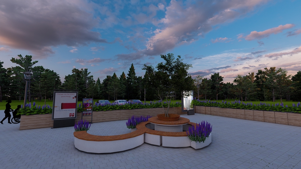 ออกแบบสวนหน้าบ้าน นั่งเล่น พักผ่อน