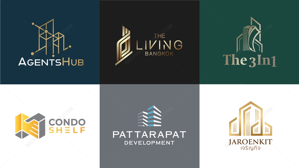 Logo - รับออกแบบโลโก้บริษัท Professional สไตล์ - 4