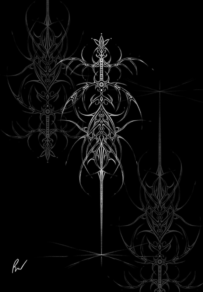 อื่นๆ - รับออกแบบลายสัก แนว Gothic,Cyber Sicilian &Minimal - 16