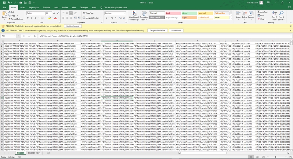 Entri Data - Konsultasi Formula, Macro dan Code VBA pada Excel - 7