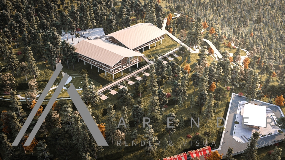 3D & Perspektif - Render 3D Kawasan, Landscape - 4