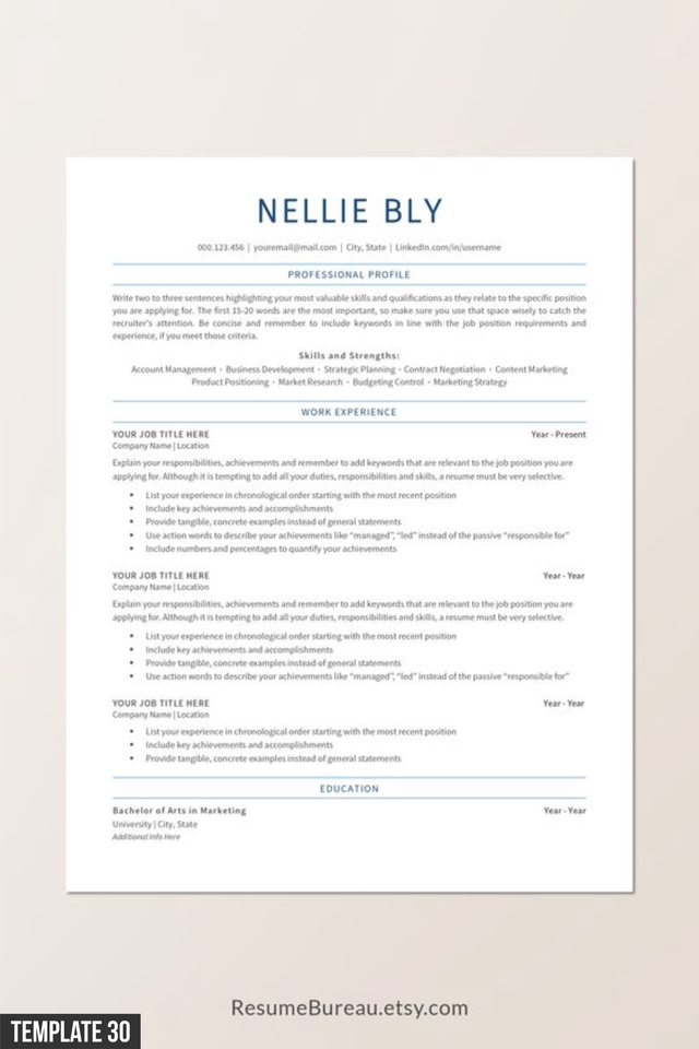 Portfolio & Resume - DESAIN CV KREATIF, CV ATS, RESUME, COVER LETTER & PORTFOLIO SEDERHANA (1 Hari Jadi) - 30