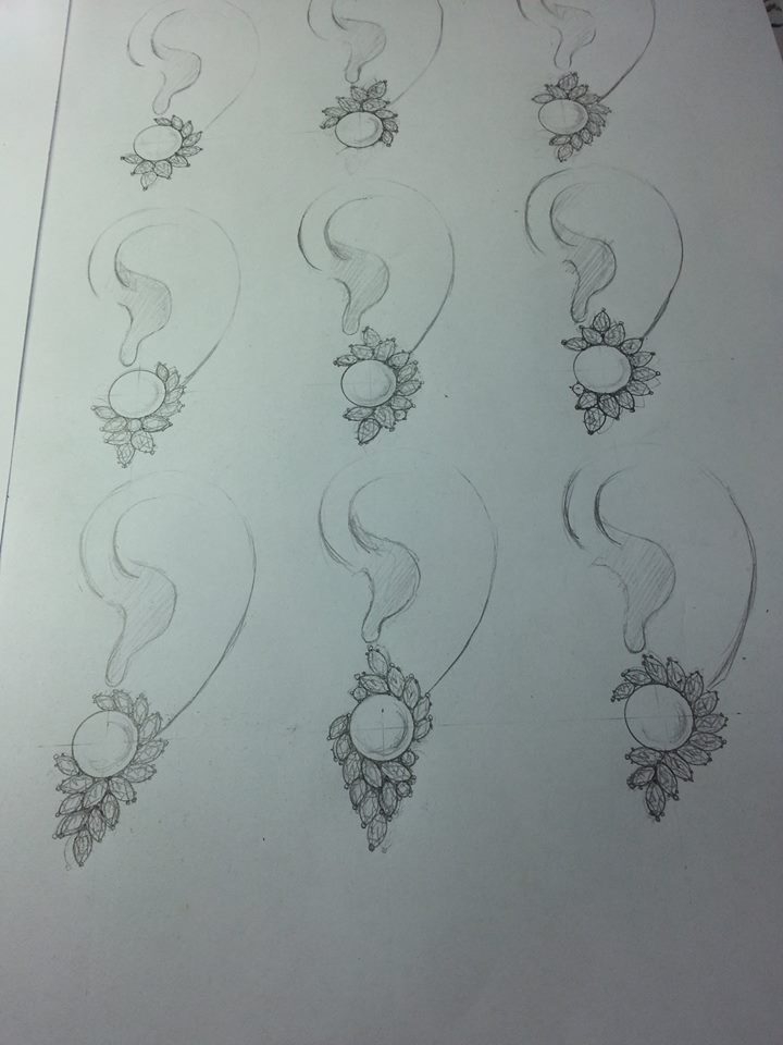 อื่นๆ - ออกแบบเครื่องประดับ เขียนมือ hand sketch jewelry design - 17
