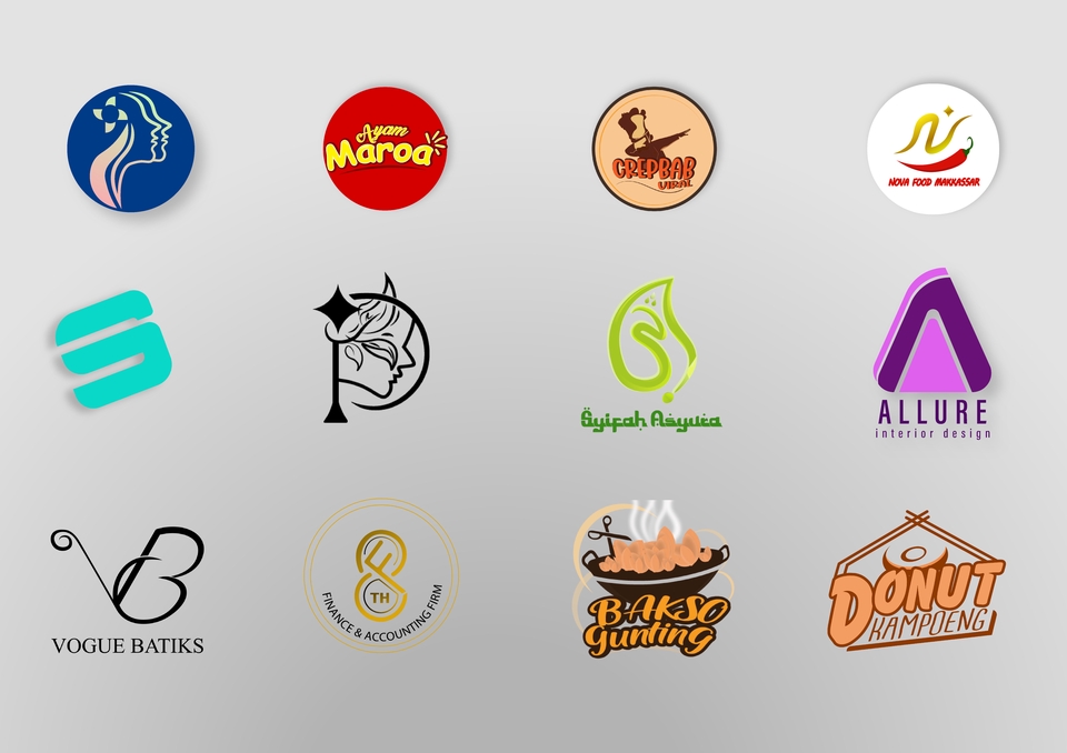 Logo - DESAIN LOGO CAFE & RESTAURANT, PERUSAHAAN, TOKO ONLINE DAN KLINIK UNIK - 7