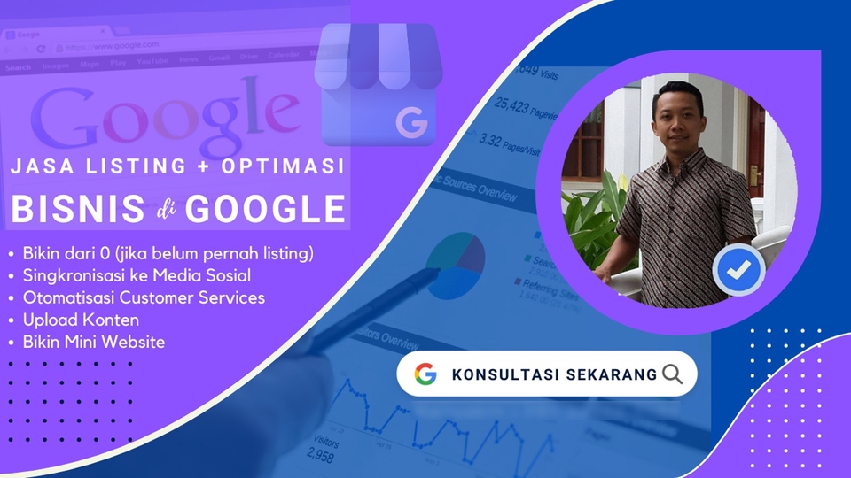 Digital Marketing - Listing Bisnis di Google Map & Search (Google Bisnis) - 1