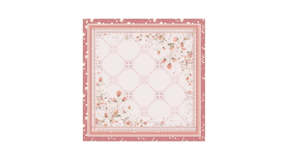 Desain kaos custom motif bunga pastel, desain baju wanita, desain busana kasual.