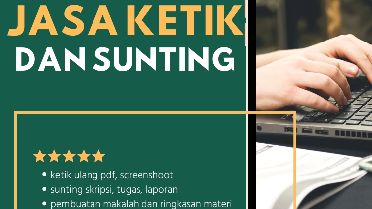 Pengetikan Umum - Jasa Ketik dan Sunting 1 hari jadi - 1