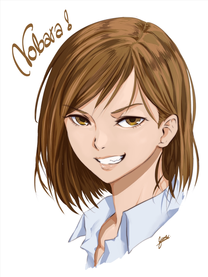 วาดแฟนอาร์ตการ์ตูนหญิงสาวผมน้ำตาล ในสไตล์ญี่ปุ่น น่ารัก