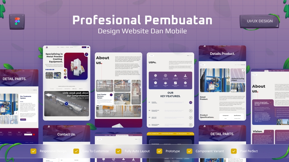 Profesional Pembuatan Design Website & Mobile