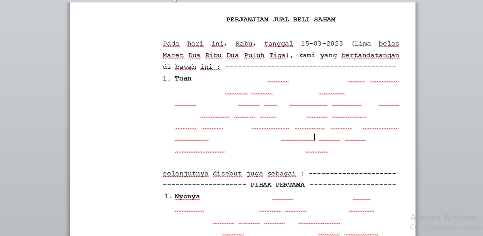 Hukum - Jasa pembuatan berbagai macam jeni perjanjian, murah dan proses pengerjaan super cepat - 6