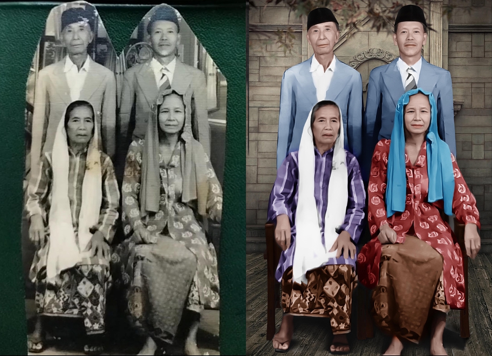 Edit Gambar & Photoshop - Spesialis RESTORASI foto / colouring / retouch / mengembalikan foto jadul menjadi baru - 27