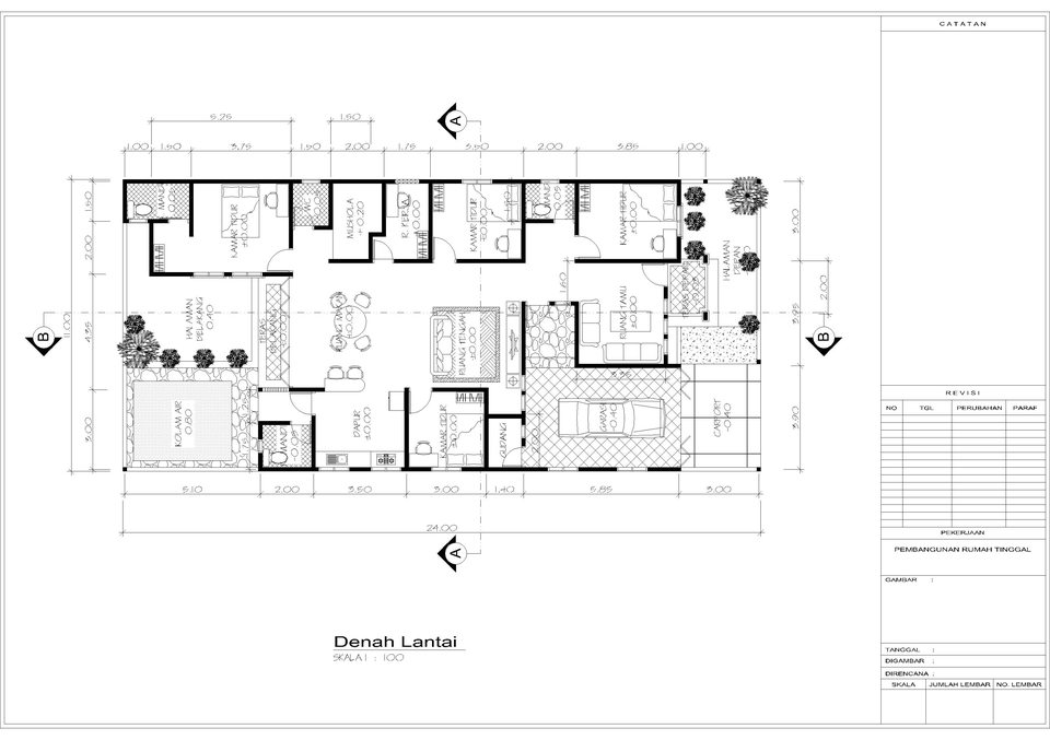 CAD Drawing - DESAIN RUMAH, SEKOLAH, KANTOR, RUKO, TAMAN WISATA, 3D MASTERPLAN - 4