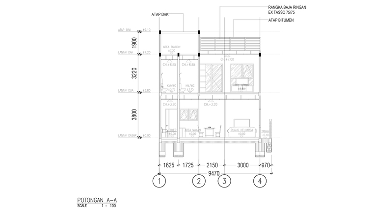 CAD Drawing - Gambar DED (detail engineering design) arsitektural & struktural - 11