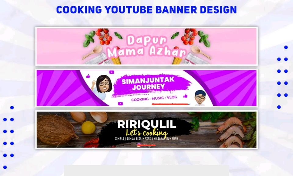 Banner Online - Desain Banner/Header untuk YouTube, Facebook, Twitter, Switch, dll - 3