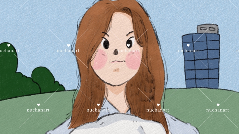 วาดภาพการ์ตูน - รูปมินิมอล - 1