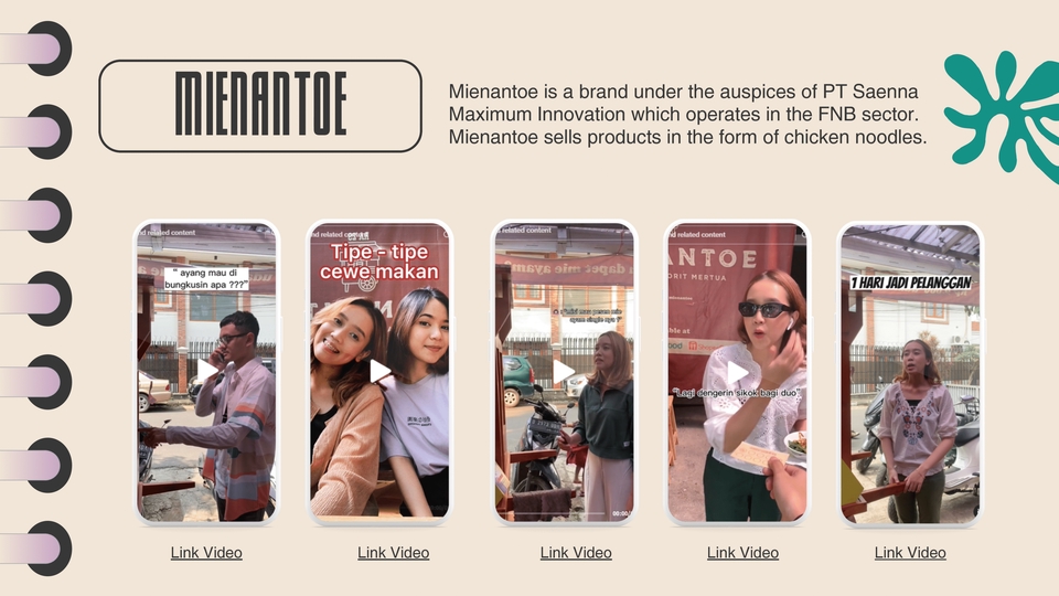 Jasa endorse selebgram murah, jasa paid promote instagram selebgram untuk mempromosikan produk makanan Mienantoe di Indonesia.