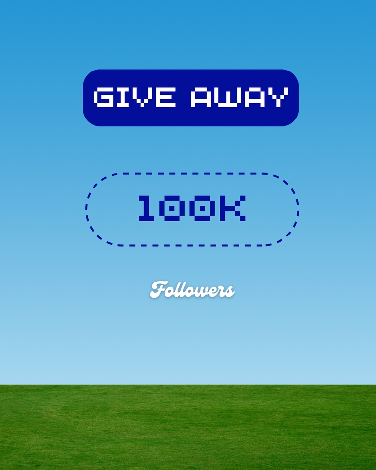 Jasa Desain Banner Instagram 100K Followers Giveaway