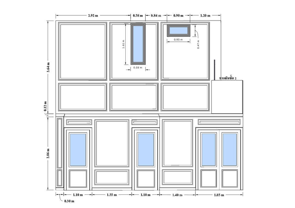 3D Perspective - รับทำแบบ 2D and 3D เพื่อการนำเสนอก่อนงานก่อสร้างจริง - 11