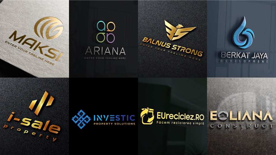 Logo - ( 1 HARI SELESAI ) Desain Logo Perusahaan Moderen dan Minimalis - 8