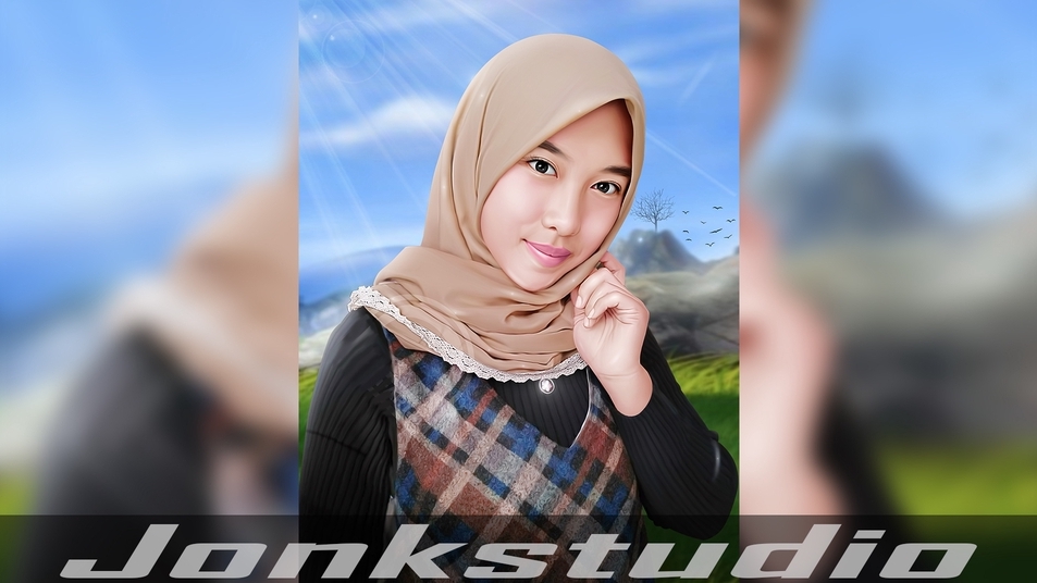 Gambar Potret - EDIT FOTO MENJADI LUKISAN DIGITAL UNIK DAN MENARIK - 4