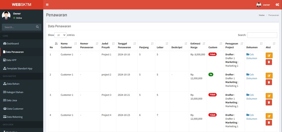 Web Development - RAB Management System  - 4