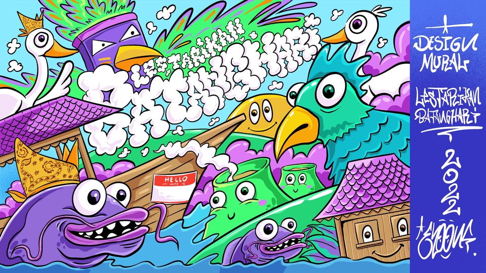 Desain Karakter - Character design dan graffiti - 4