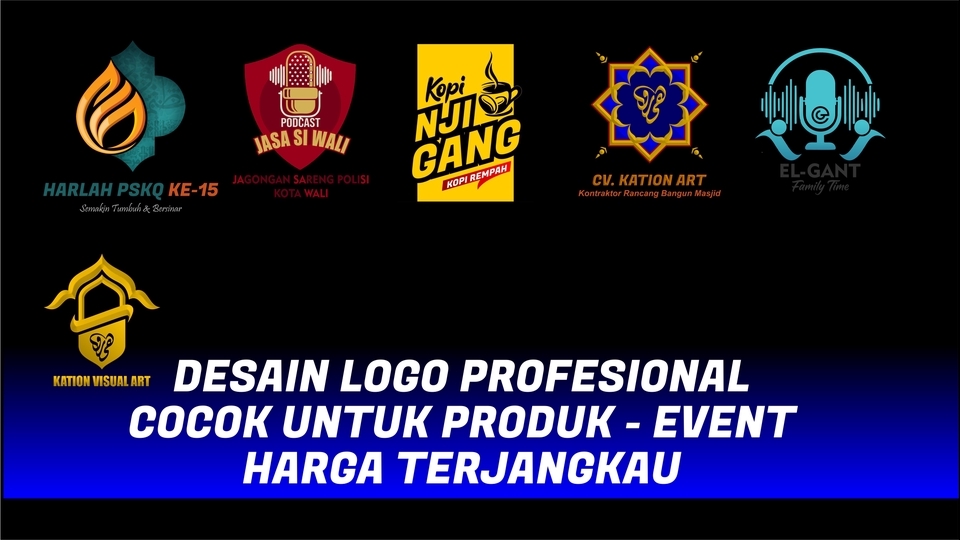 Logo - Desain Logo Profesional untuk Produk, Usaha, Bisnis & Event anda - 1