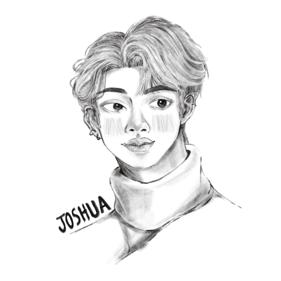 วาดแฟนอาร์ต - รับวาดแฟนอาร์ต Fanart Portrait Semi-Real :: Texture ดินสอไม้ - 11