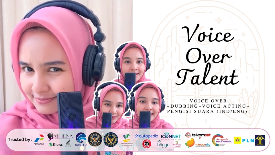 Voice Over Pengisi Suara Wanita (Hard/Soft Sell, Casual Elegan / by Request) Fast Delivery