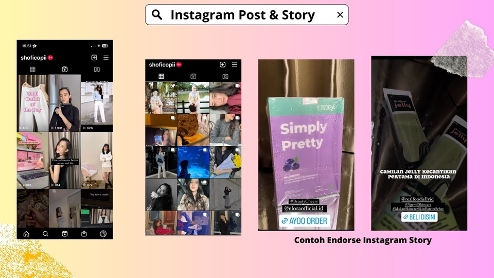 Selebgram/ Socmed - Endorsement/Review Product - 5