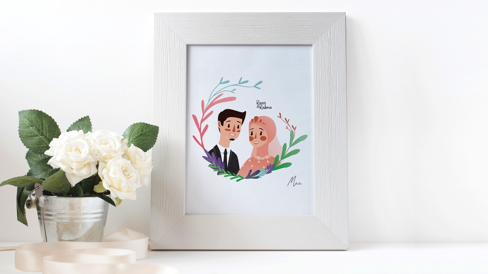 Gambar Potret - Ilustrasi Wajah Prosess Cepat - 3