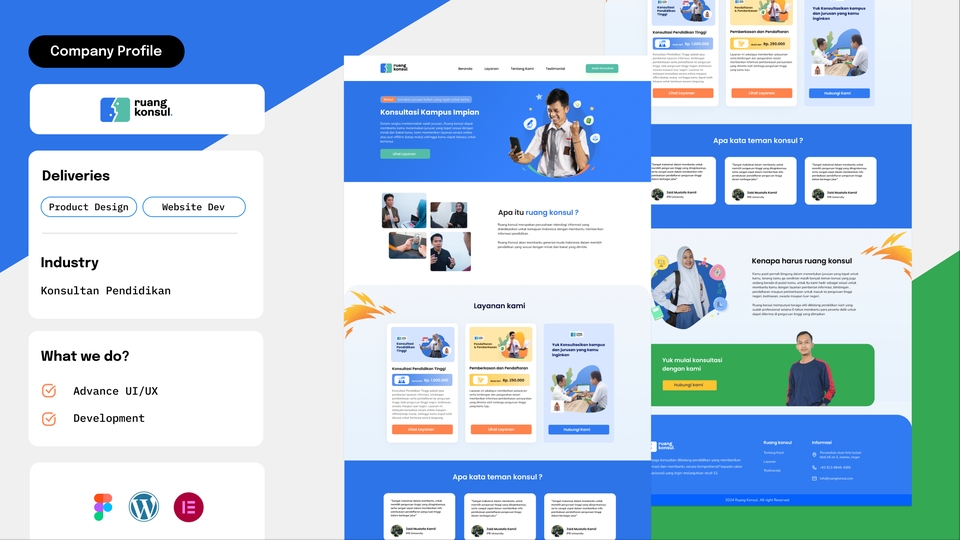 Jasa Pembuatan Website Profesional dan Company Profile, Desain Web Modern, WordPress, Ecommerce.