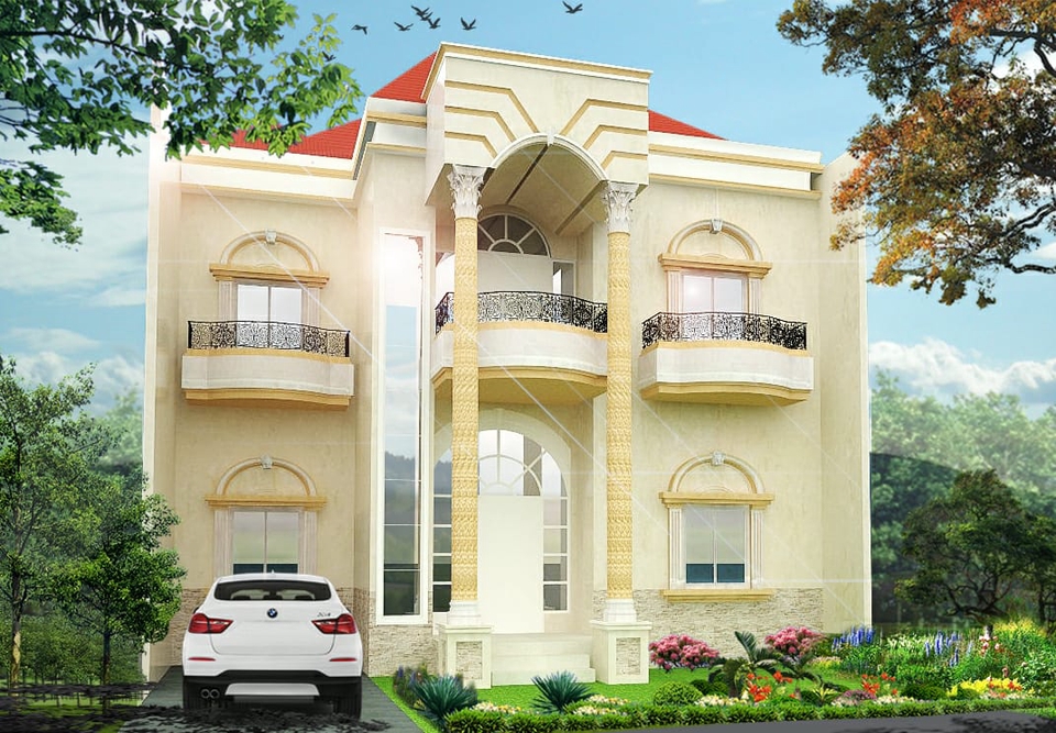 3D & Perspektif - 3D rumah tinggal / ruko - 4