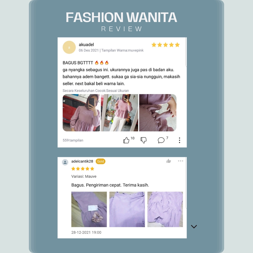 Memberi Review - Review Produk E-Commerce - 2