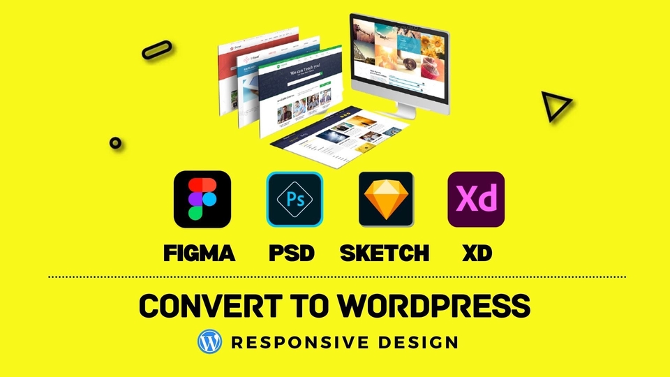 Web Development - Banyak Bonus!! Convert/Slicing Design(Figma, PSD, XD, Sketch) ke Tema Wordpress - 1