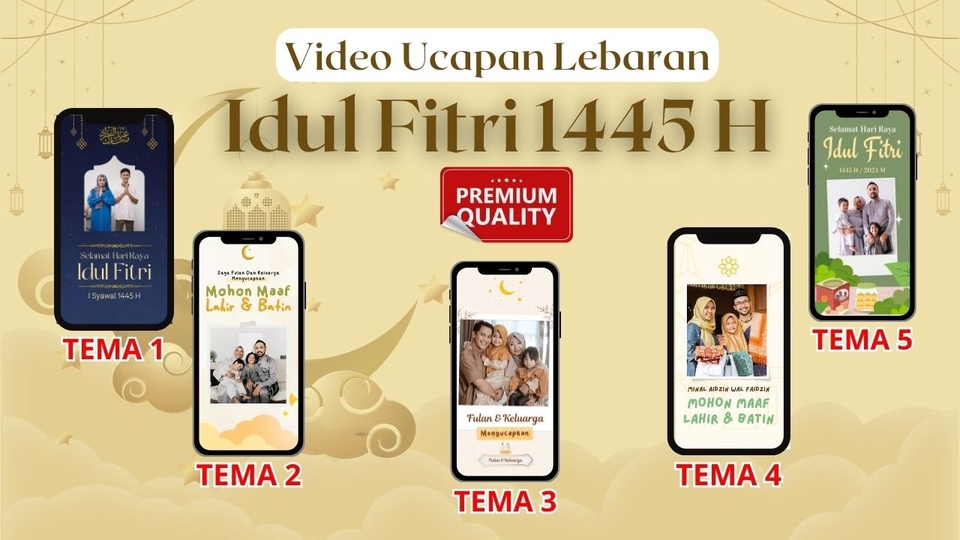 Kartu Ucapan & Video - Video Ucapan Lebaran Idul Fitri - 1