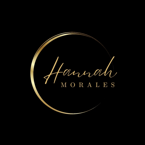 Jasa desain logo profesional, desain logo Hannah Morales, logo untuk bisnis.