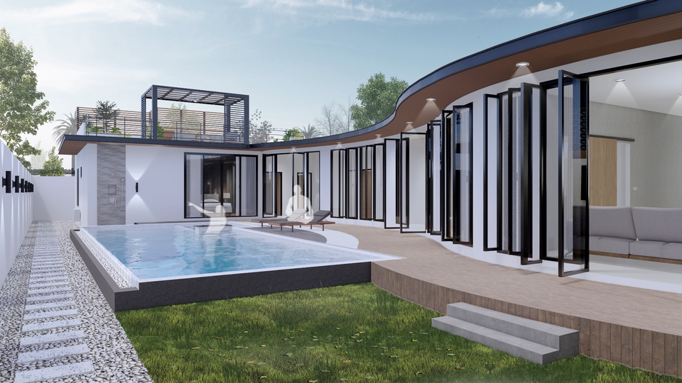 3D Perspective - รับทำ Model 3D / 3D Exterior&Interior perspective / 3D Animation - 8