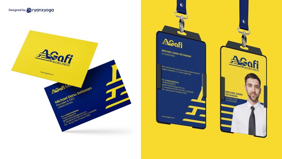 Digital Printing - Desain Kartu Nama, ID Card, Kop Surat & Amplop - Bebas Revisi Sampai Jadi - 6