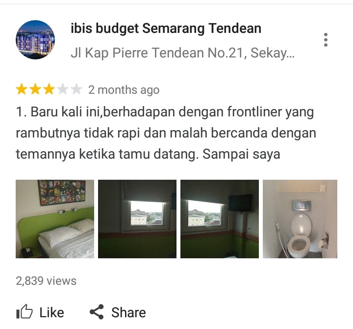 Memberi Review - Review tempat,jasa,maupun makanan - 5